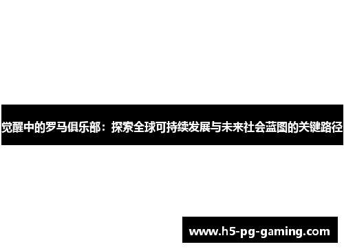 觉醒中的罗马俱乐部：探索全球可持续发展与未来社会蓝图的关键路径