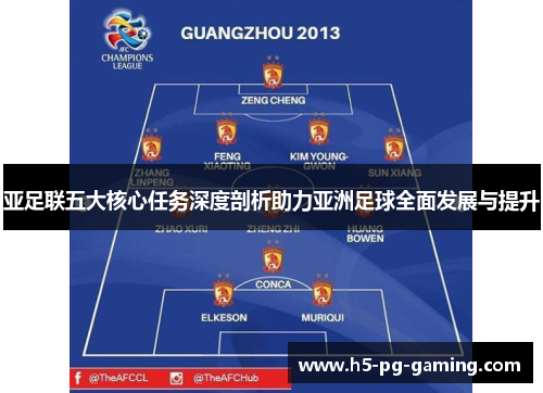 亚足联五大核心任务深度剖析助力亚洲足球全面发展与提升
